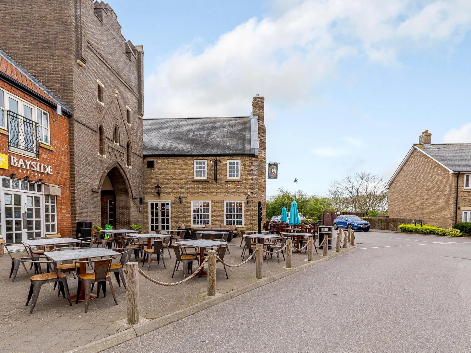 On-site bar and restaurant